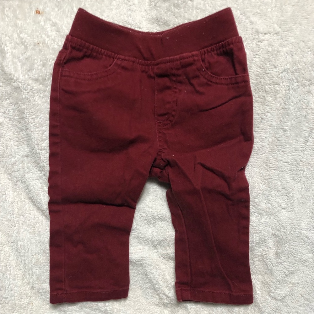 Garanimals maroon baby pants